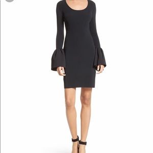Elizabeth and James bell sleeve black dress, Sz M